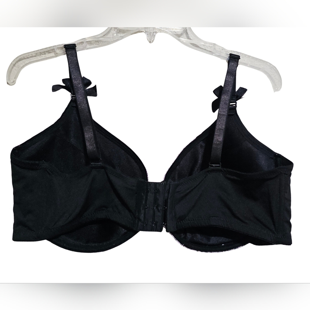 Torrid Black and Pink Sugar Skull Bra size 40DDD - Picture 2 of 6